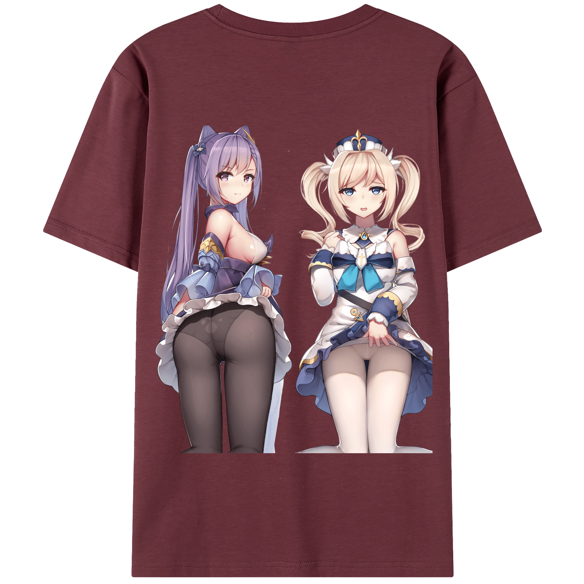 げんし神 刻晴 こくせい genshin Kokusei 綿100％半袖Tシャツ（背面プリント）